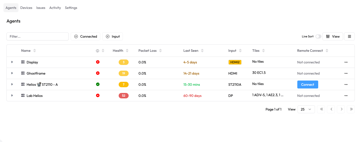 Datatable Filtering