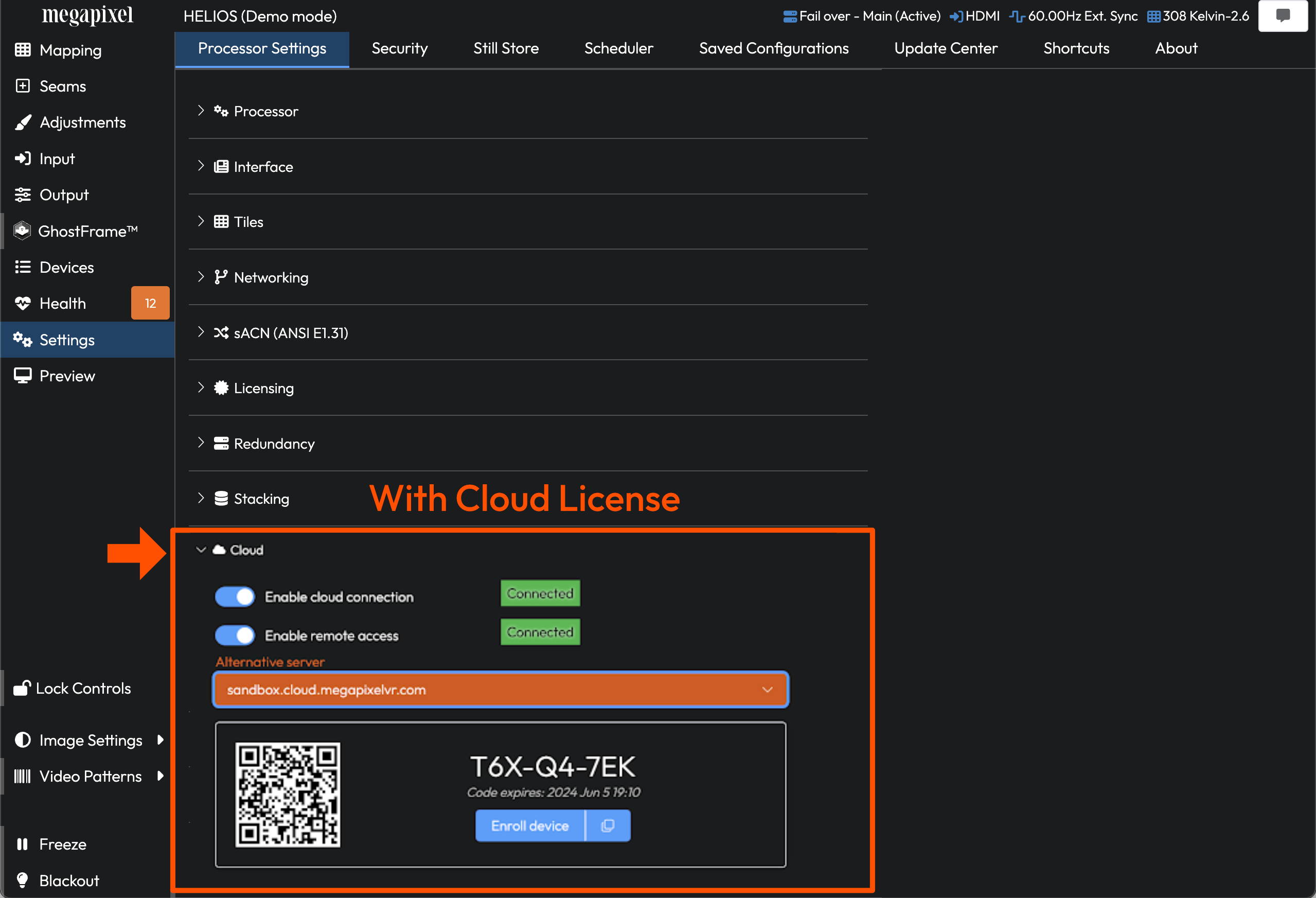 With Cloud License